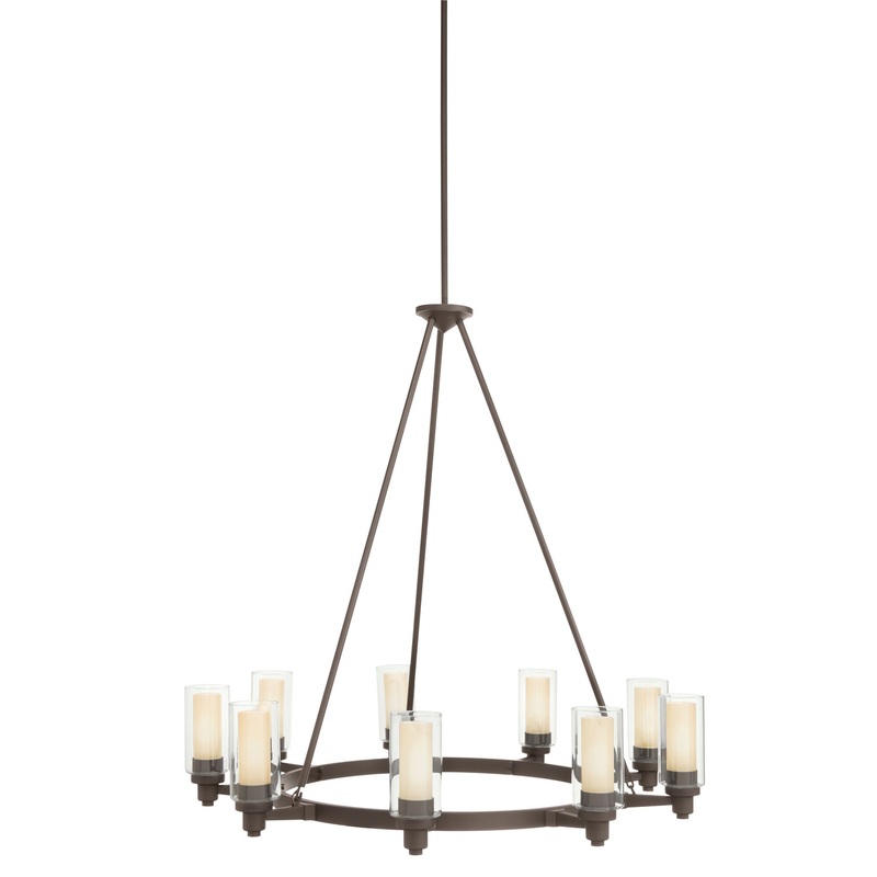 Kichler 2346OZ Nine Light Chandelier, Olde Bronze