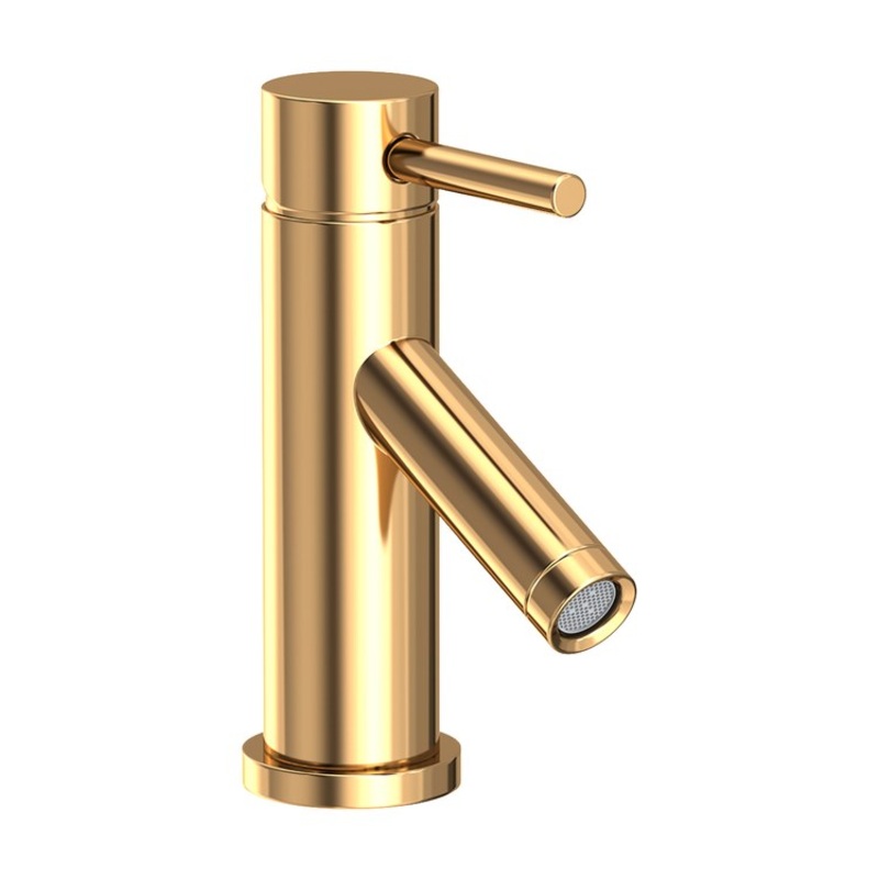 Lavatory Faucet East Linear 1 Lever ADA Polished Brass Uncoated Living 1.2 Gallons per Minute Brass Spout Height 2-3/5 Inch