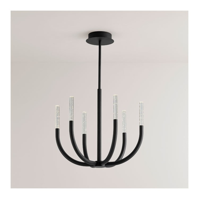 Presto! Six-Light LED Chandelier – Black