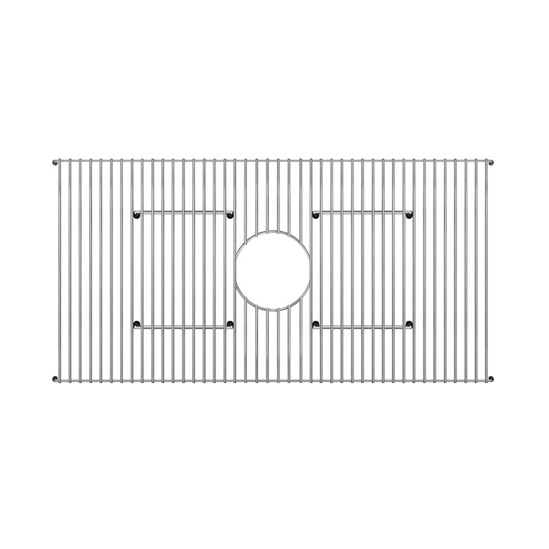 Stainless Steel Sink Grid for use with Fireclay Sink Model WHQ536