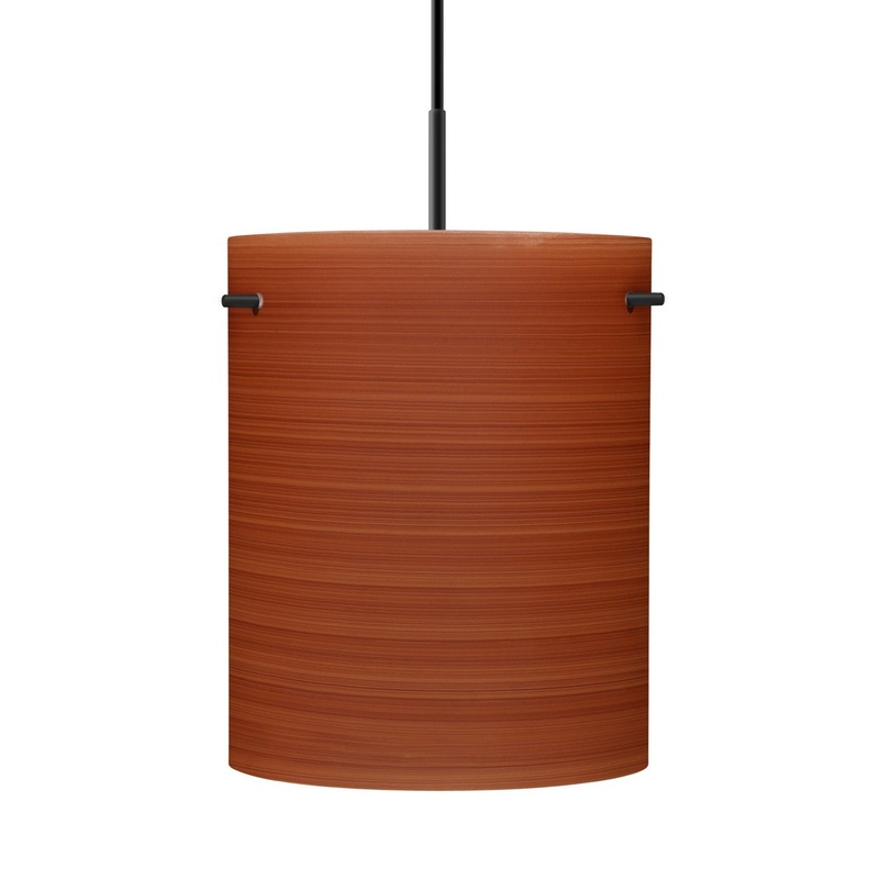 Besa J-4006CH-BK Besa Tamburo 8 Pendant One Light Pendant Black