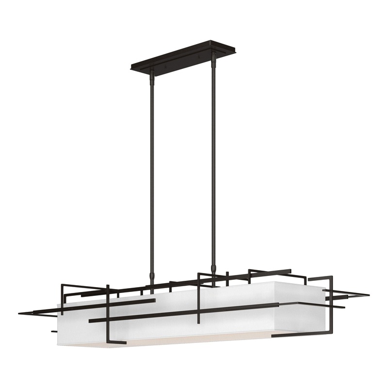 Etch Pendant Oil Rubbed Bronze Natural Anna Shade (SF)