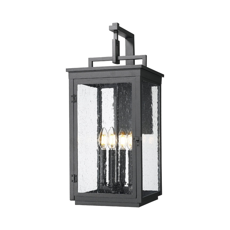 Hartwell 4-Light Outdoor Wall Light Sand Black