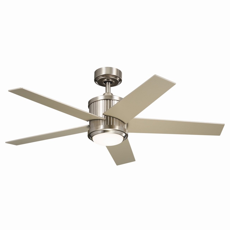 Kichler 300048BSS 48″ Ceiling Fan, Brushed Stainless Steel