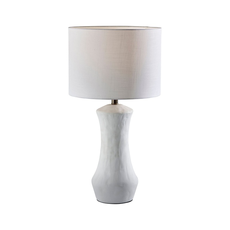Marissa Table Lamp Matte White Ceramic