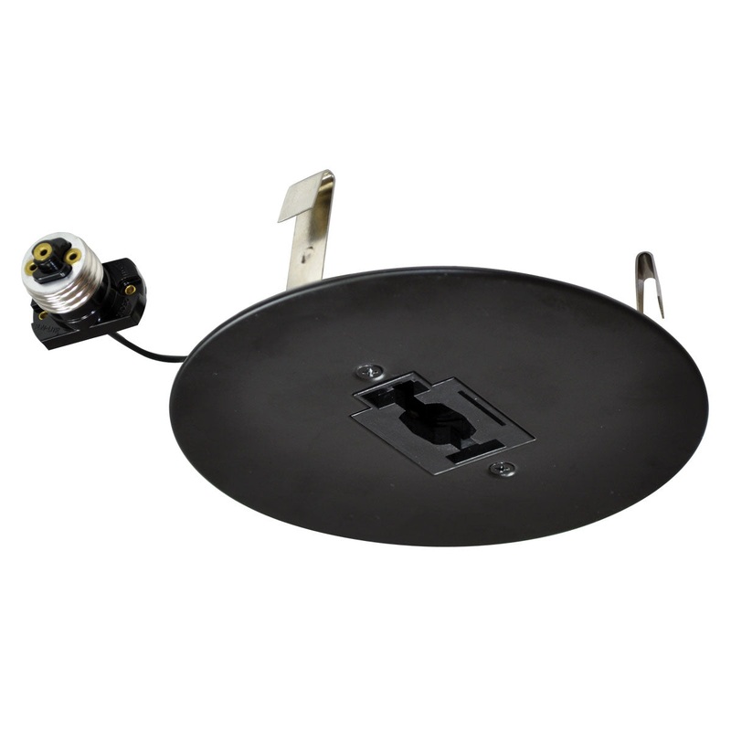 4″  from the Track Collection in Black Finish by Nora Lighting