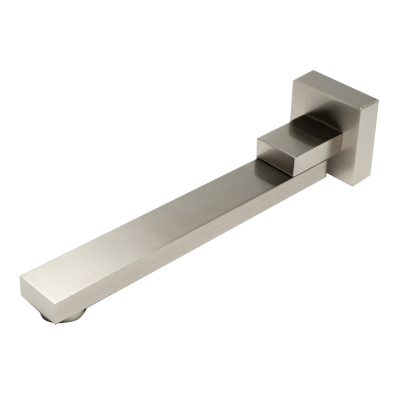 ALFI brand AB7701-BN Brushed Nickel Square Foldable Tub Spout