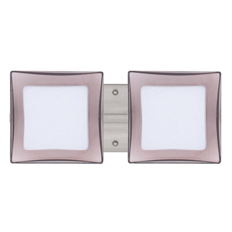 Besa 2WS-773591-SN Alex Two Light Wall Sconce Satin Nickel