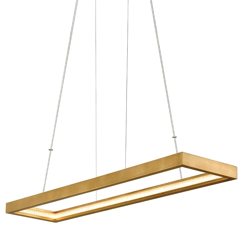 Corbett Lighting 284-51-GL Jasmine LED Linear Gold Leaf