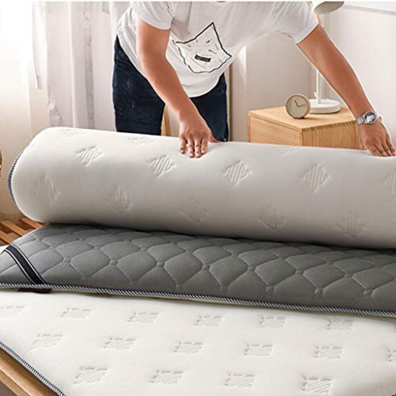 GLzcyoo Doppio Singolo Piano Materasso Giapponese, Studente Dormitorio Materasso Pieghevole, futon Piano Materasso, soffice e Traspirante Tatami Fold Futon Spessore (Colore : A, Size : 0.9 * 2m)