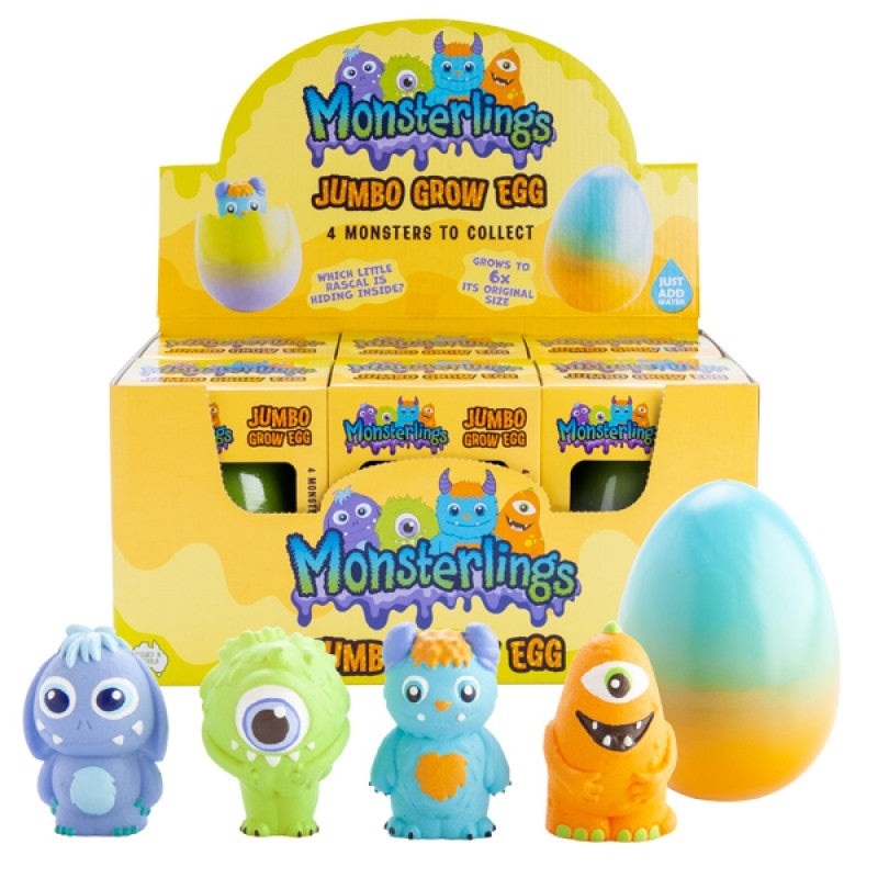 Monsterlings Jumbo Grow Egg SENT AT RANDOM