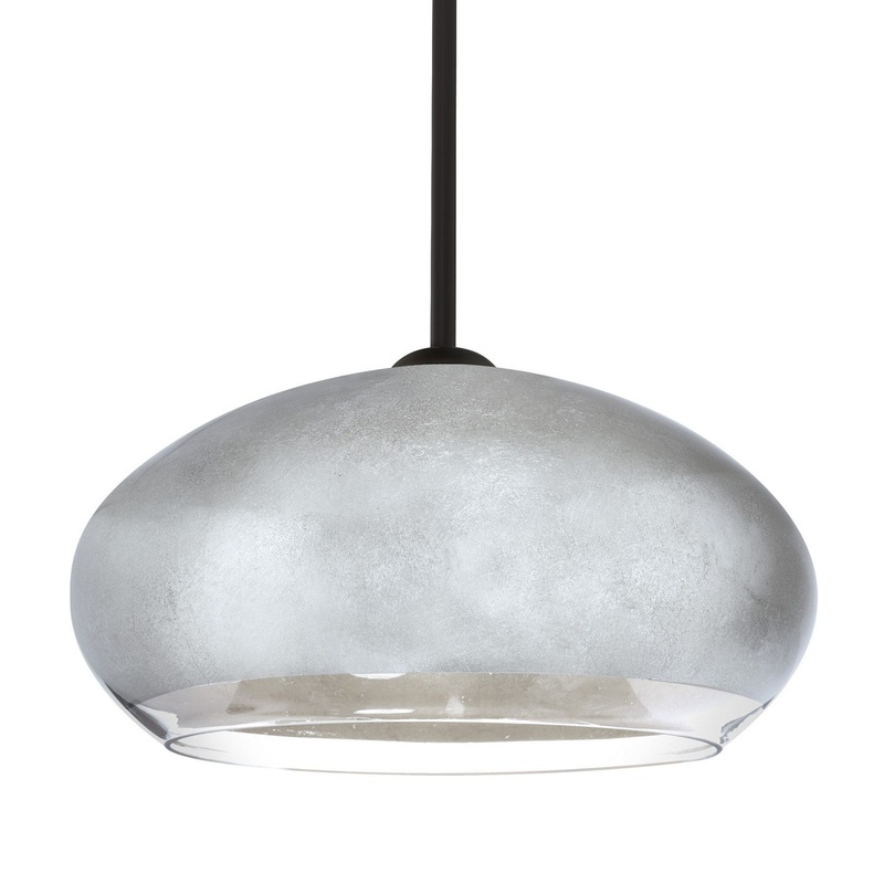 Besa 1TT-4345SF-BK Besa Brio 14 Pendant One Light Pendant Black