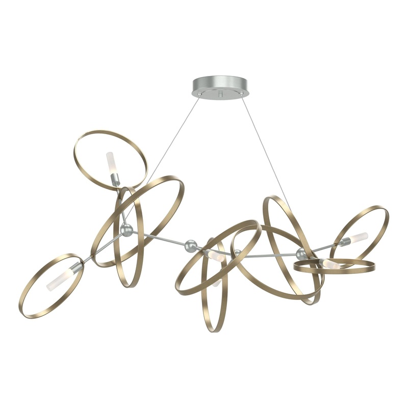 Celesse Pendant Vintage Platinum Soft Gold