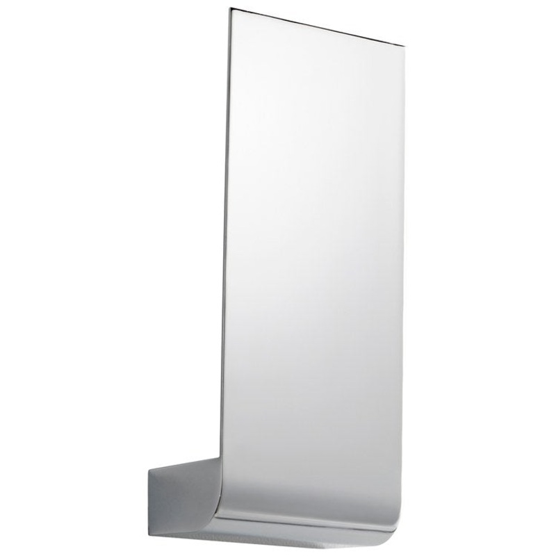 Halo Single-Light Small Wall Sconce – Polished Chrome
