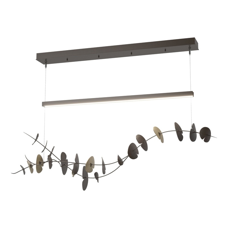 Lily LED Pendant Oil Rubbed Bronze Soft Gold