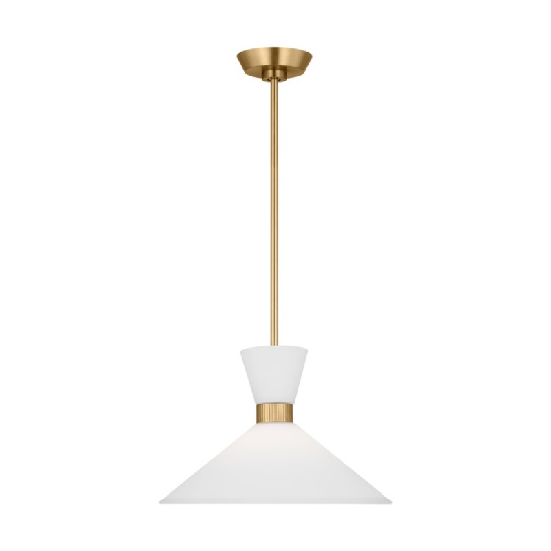 Pendant Belcarra Medium 1 Lamp Satin Brass