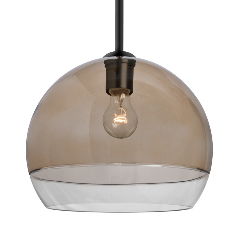 Besa 1TT-ALLY12SM-BK Besa Ally 12 Stem Pendant One Light Pendant Black