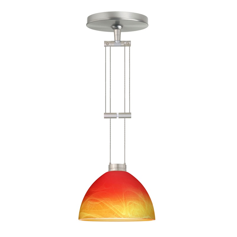 Besa 1XA-4679SL-SN Brella One Light Pendant Satin Nickel