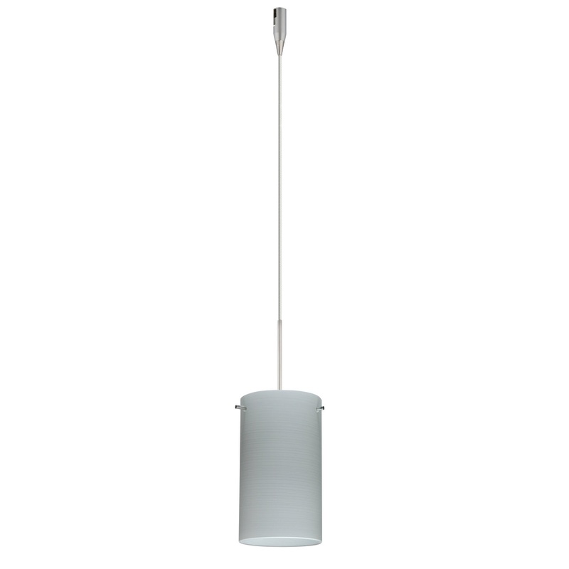 Besa RXP-4404KR-SN Stilo One Light Pendant Satin Nickel