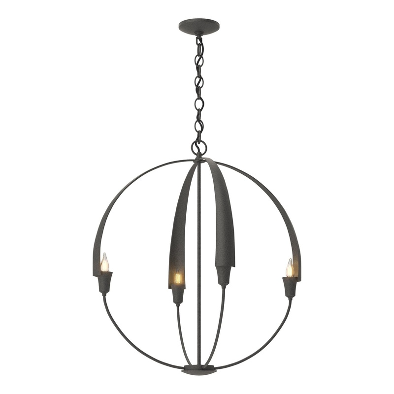 Cirque Large Chandelier Natural Iron