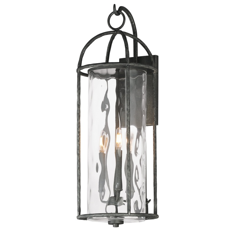 Del Mar X-Large Outdoor Wall Sconce Blacksmith