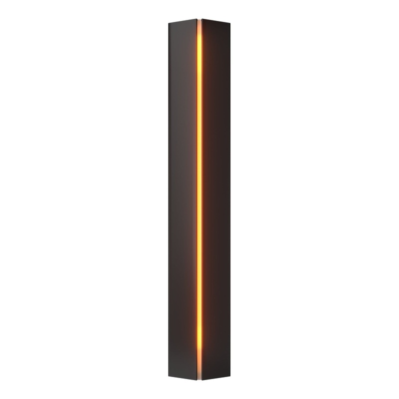 Gallery Small Sconce Black Amber Glass (FF)