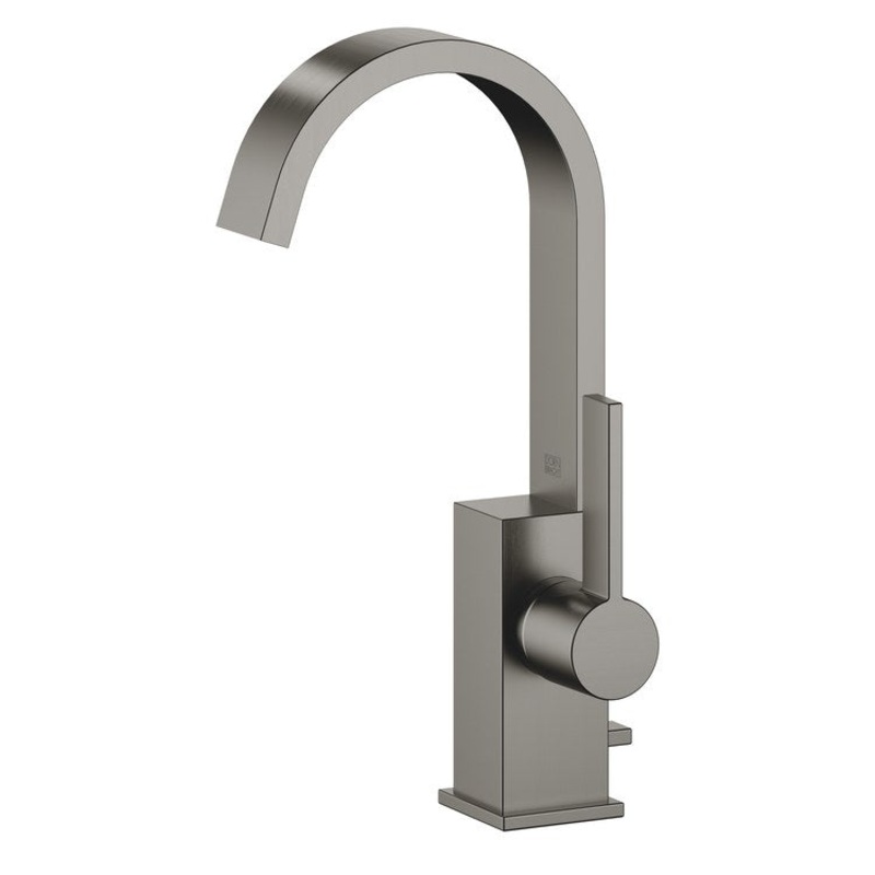 Lavatory Faucet MEM Mixer 1 Lever ADA Brushed Dark Platinum 1.2 Gallons per Minute Less Drain 1 Hole