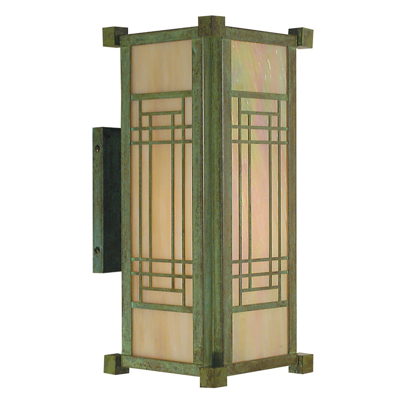 Arroyo SDB-6GW-VP Scottsdale One Light Wall Mount Verdigris Patina