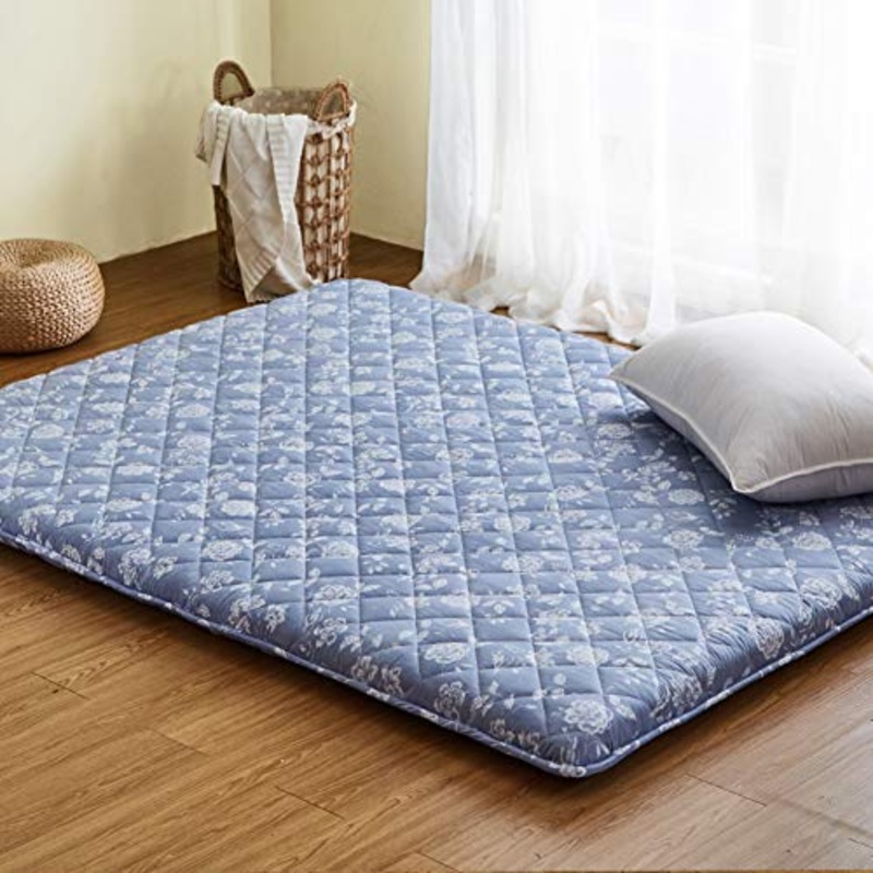 JRG Giapponese Letto Rotolo Tatami Stuoie, Conpertevole Estate Bed Ground per Bambini Pieghevoli Piastra per Pisolini per Soggiorno Camera da Letto Dormitorio-a 90x200x5cm