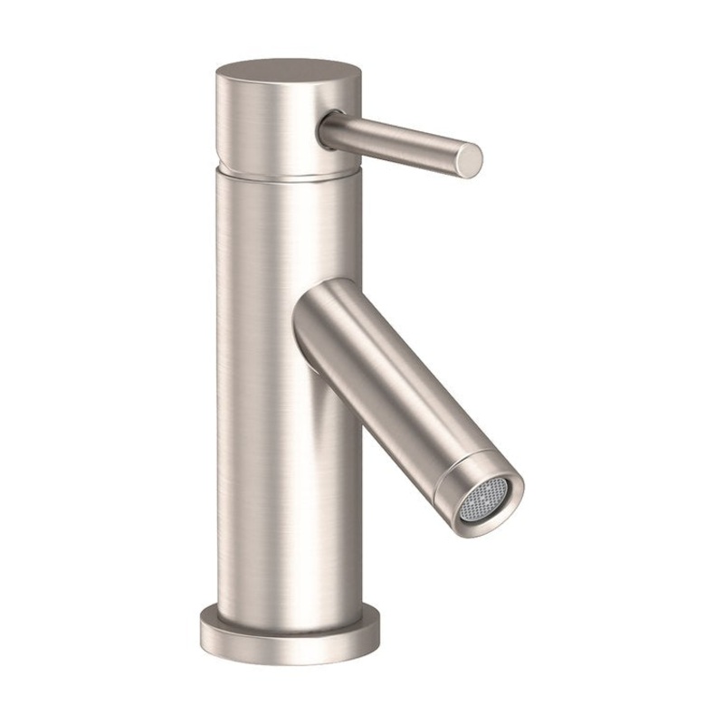 Lavatory Faucet East Linear 1 Lever ADA Satin Nickel PVD 1.2 Gallons per Minute Brass Spout Height 2-3/5 Inch