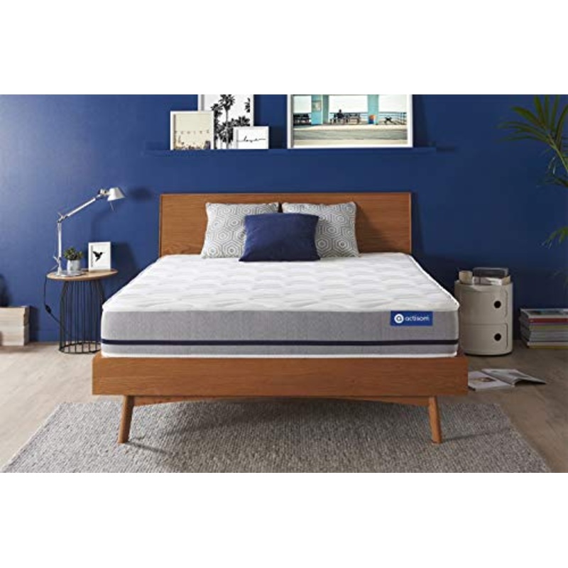 Materasso Actiflex soft 130x190cm, Spessore : 20 cm, Molle insacchettate, Moderatamente rigido, 3 zone di comfort