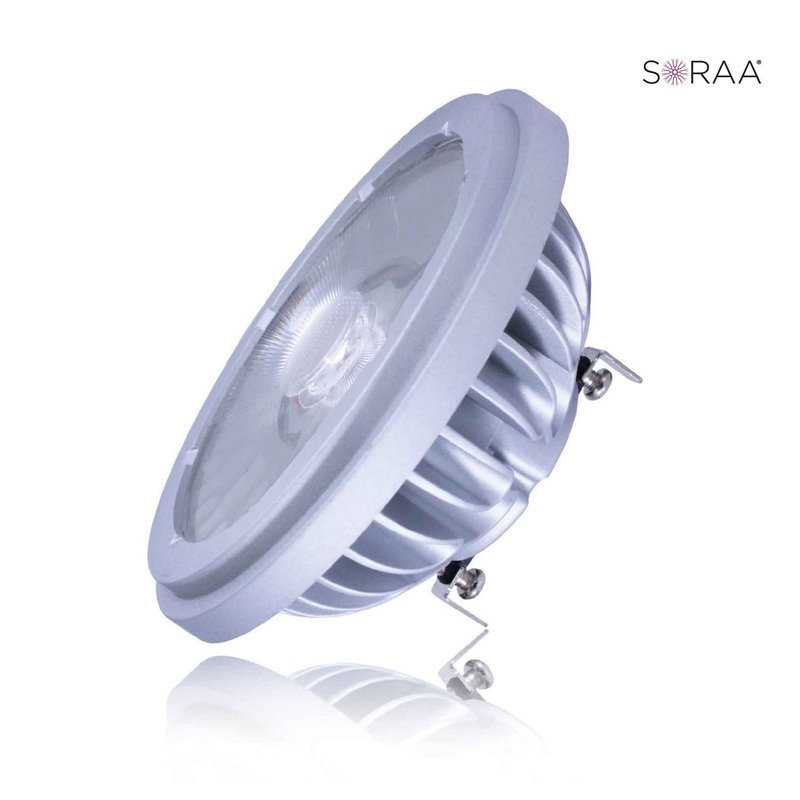 SORAA 18.5W LED AR111 3000K VIVID 9 DIM Light Bulb by Bulbrite