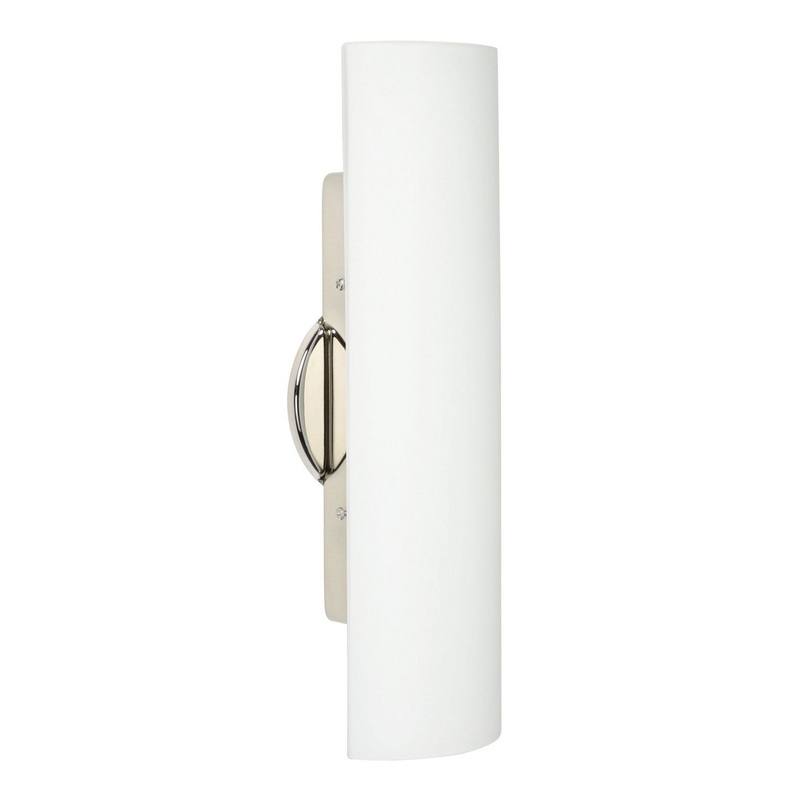 Two Light Wall Sconce from the Darci Collection in Polished Nickel Finish by Besa