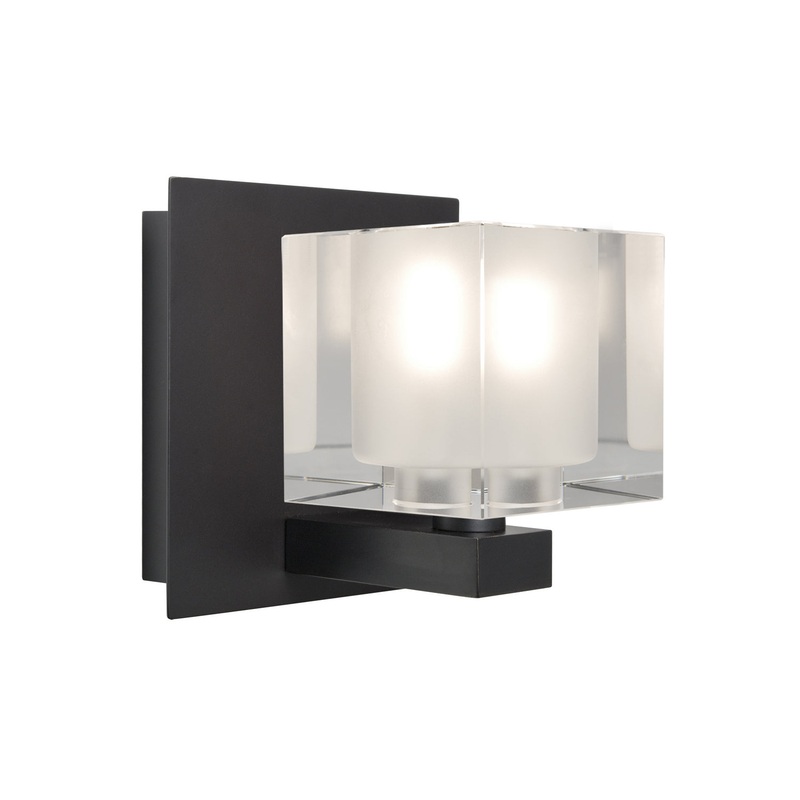 Besa 1WF-BOLOFR-BR Bolo One Light Vanity Bronze