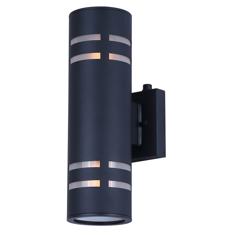 Braxton 2-Light Outdoor Lantern Black