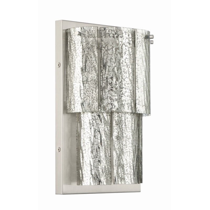 Craftmade 48662-BNK Museo Two Light Wall Sconce Brushed Polished Nickel