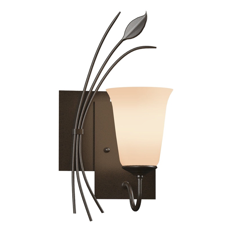 Forged Leaf Sconce Oil Rubbed Bronze Left