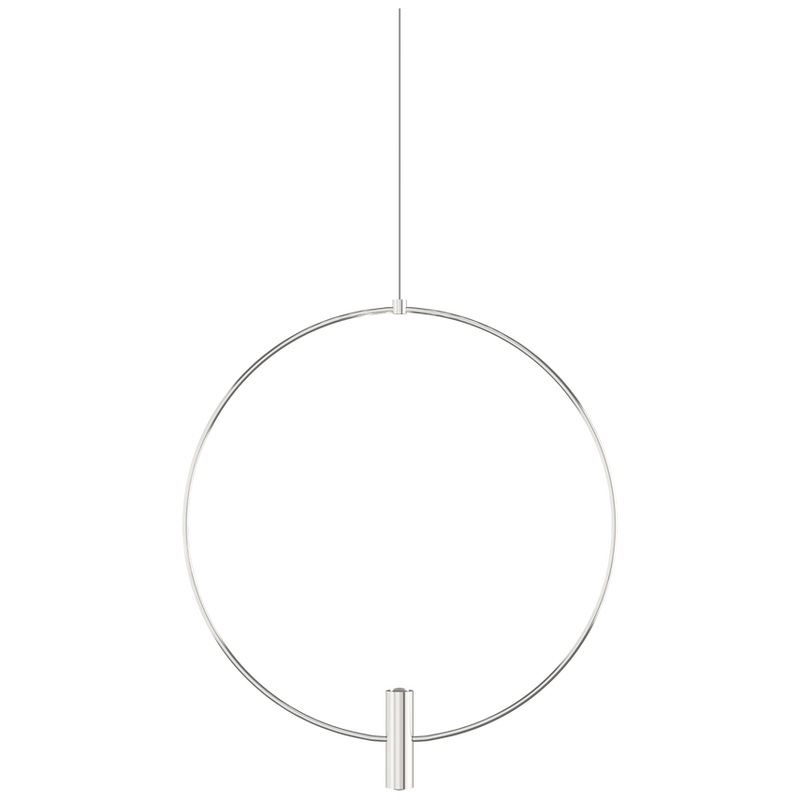 Mini Layla 18 Pendant MonoPoint Satin Nickel