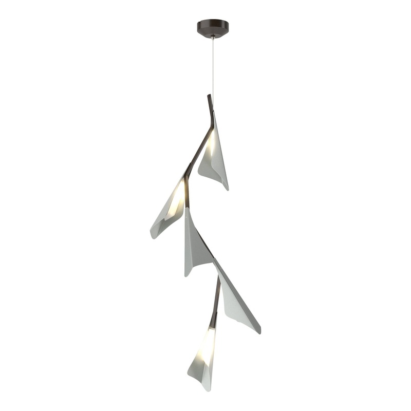 Plume 5-Light LED Pendant Oil Rubbed Bronze Vintage Platinum