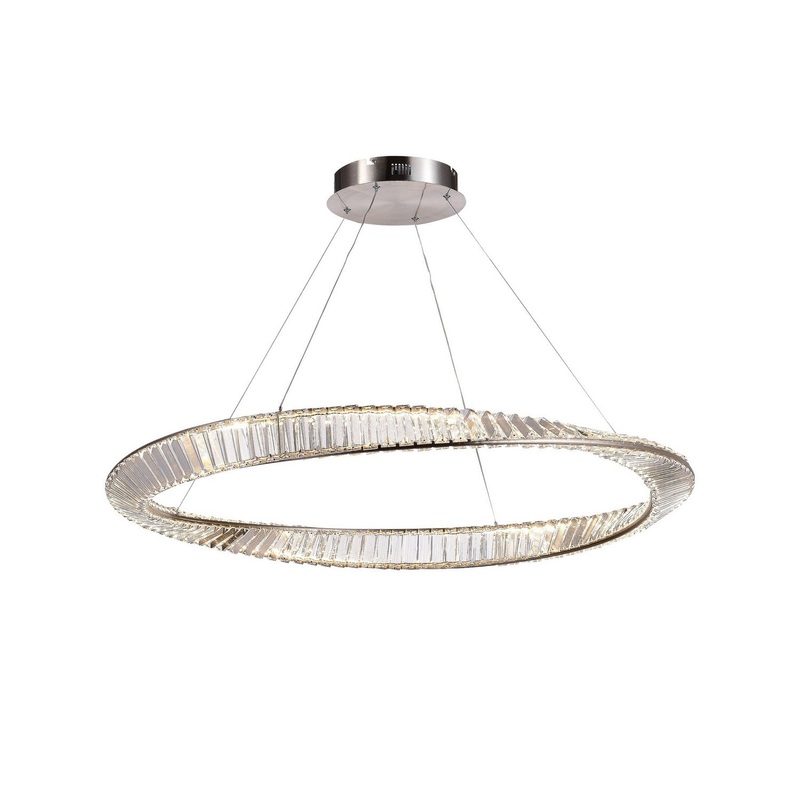 Stella Pendant – Satin Nickel / 39.50