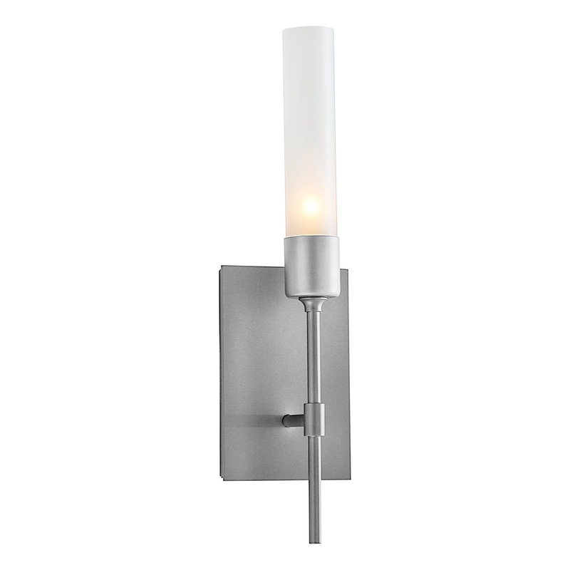 Vela Sconce Vintage Platinum Frosted Glass (FD)