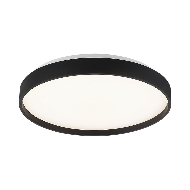 LED Ceiling Mount from the Alexandre Collection in Black Finish by Matteo Lighting