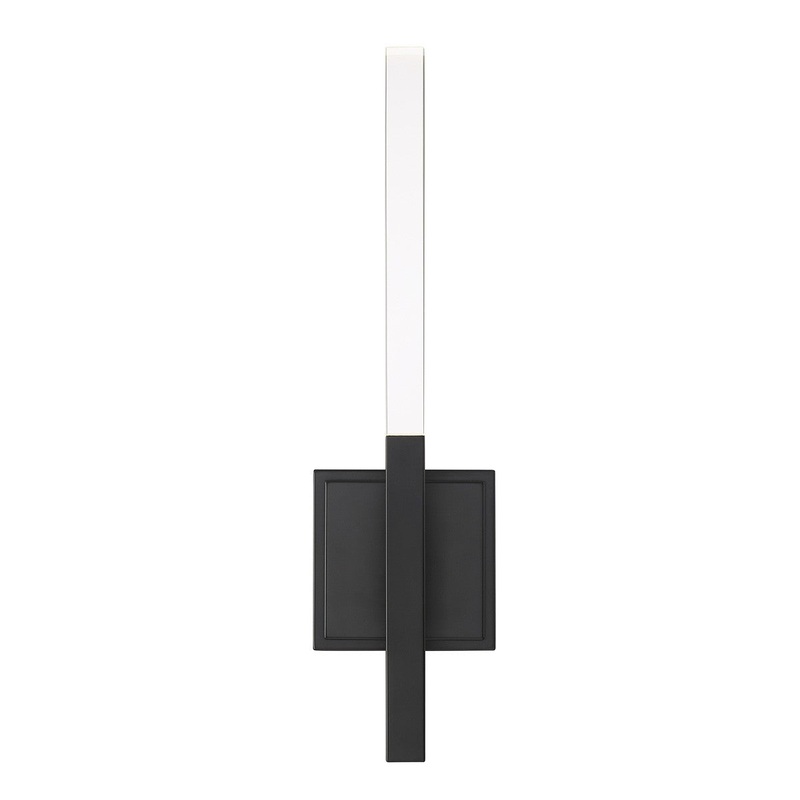 LED Vanity from the Benicio Collection in Black Finish by Eurofase