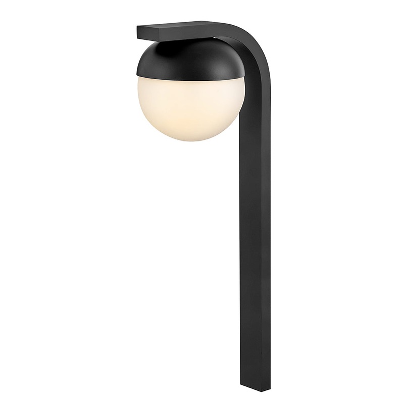 Realm 12V LED Path Light Black