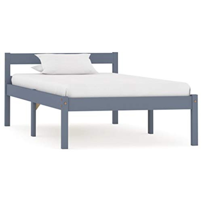 SKM Giroletto Grigio in Legno Massello di Pino 100×200 cm (14.16kg)