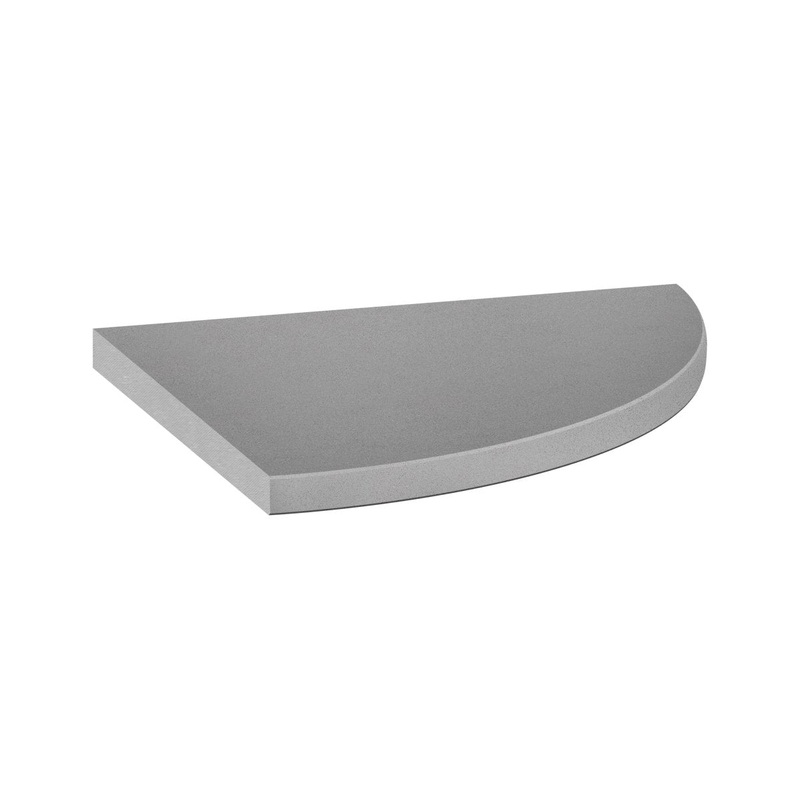 9″ x 9″ Corner Shelf Marmiline Shadow Polished Engineered Stone 36-030