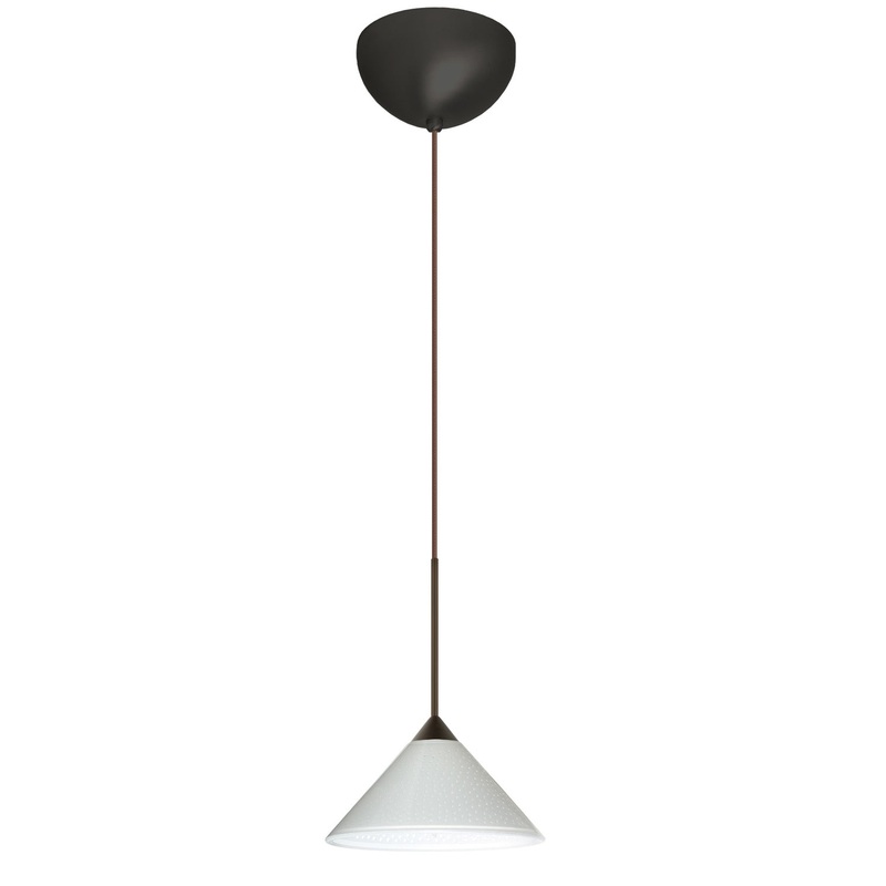 Besa 1XC-282453-LED-BR Kona One Light Pendant Bronze