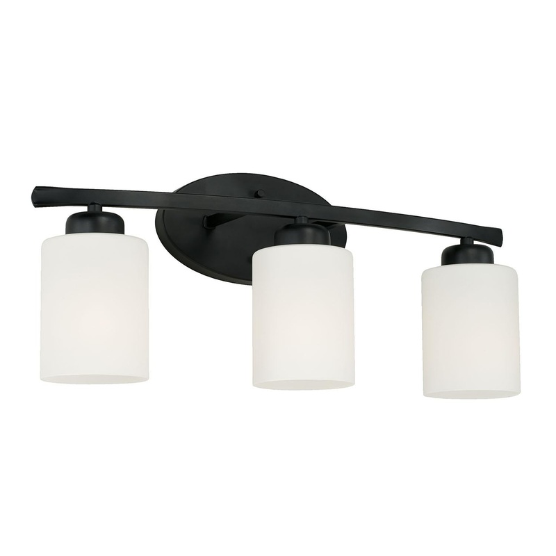 Capital Lighting 115231MB-338 Dixon 3 Light Vanity Matte Black