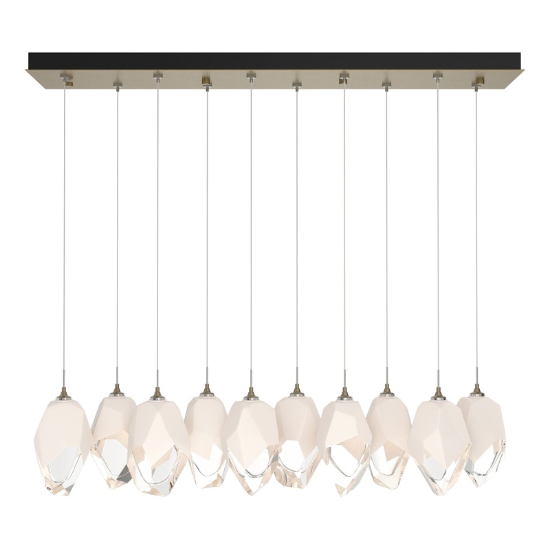 Chrysalis 10-Light Large Crystal Pendant Soft Gold White Crystal (WP)