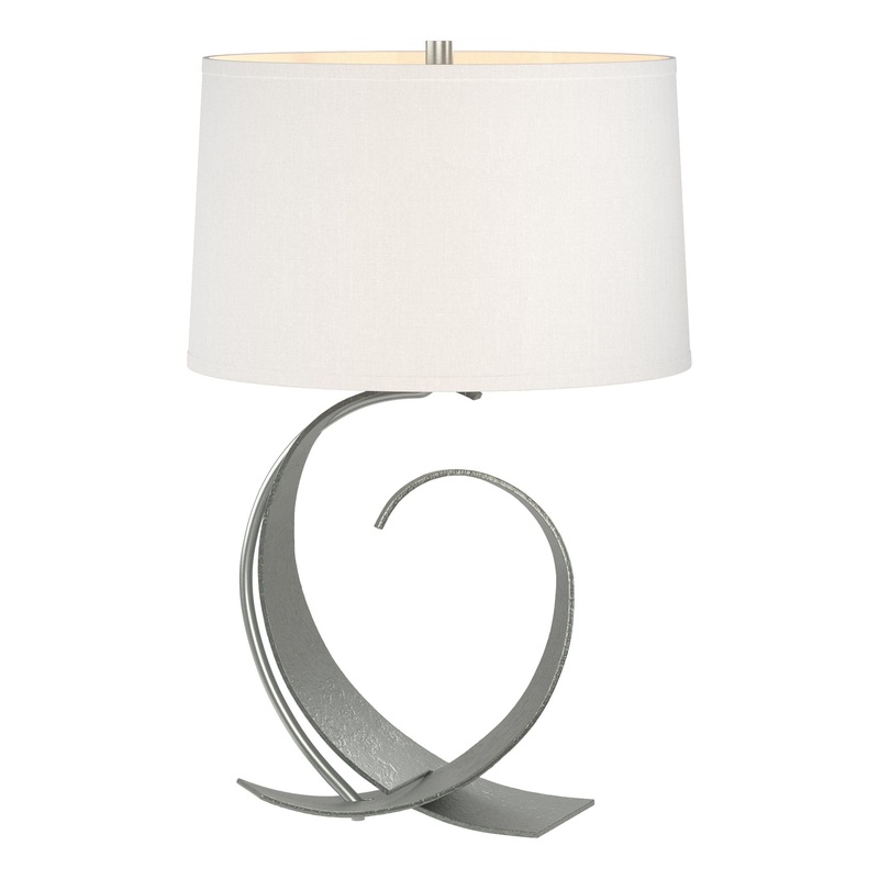 Fullered Impressions Table Lamp Vintage Platinum Natural Anna Shade (SF)